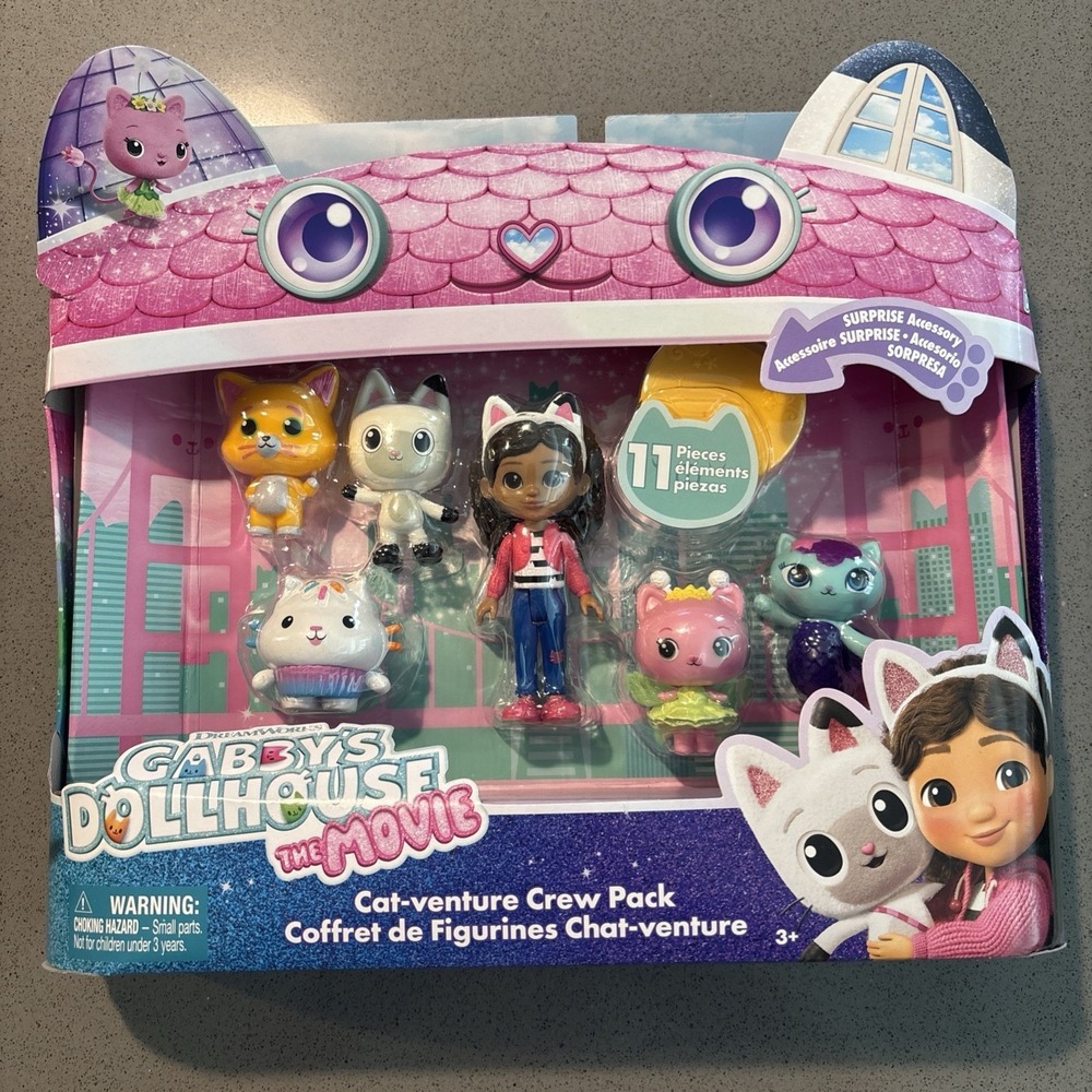 GABBY'S DOLLHOUSE THE MOVIE CAT-VENTURE CREW PACK